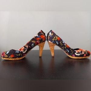 Floral High Heels